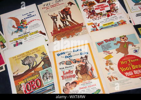 Film classico Poster molto anni Sessanta Walt Disney film per la famiglia. Foto Stock