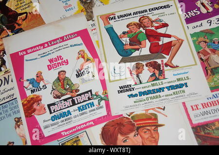 Film classico Poster molto anni Sessanta Walt Disney film per la famiglia. Foto Stock