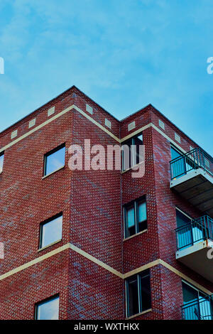 Edificio di mattoni nel centro di Pittsburgh Foto Stock
