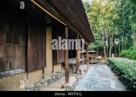 Takamatsu, Prefettura di Kagawa, Giappone - 19 Aprile 2019 : Giapponese tradizionale villaggio Shikokumura Folk Museum Foto Stock