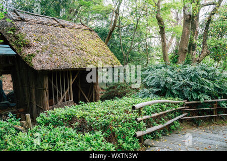 Takamatsu, Prefettura di Kagawa, Giappone - 19 Aprile 2019 : Giapponese tradizionale villaggio Shikokumura Folk Museum Foto Stock