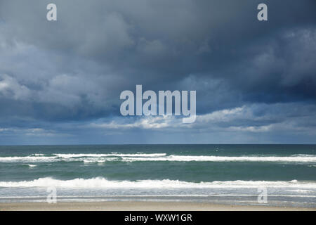 Affacciato sulla baia di Cape Cod, Oceano Atlantico, a Plymouth Long Beach, Cape Cod, New England, STATI UNITI D'AMERICA Foto Stock