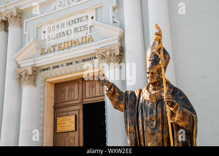 Plovdiv, Bulgaria - 1 Agosto 2019 : Cattedrale di St Louis Foto Stock