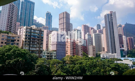 Hong Kong CBD, Città, Cina e Asia Foto Stock