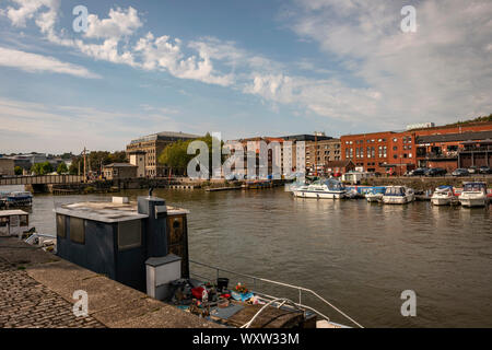 Dock di Bristol, Regno Unito Foto Stock