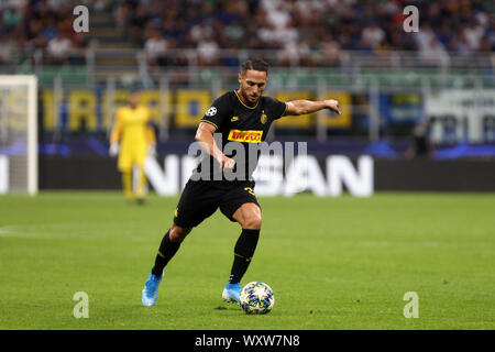 Milano, Italia. Xvii Settembre 2019. Champions League 2019-20 Gruppo F. FC Internazionale vs SK Slavia Praha. Danilo D'Ambrosio di FC Internazionale. Foto Stock