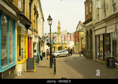 Shepton Mallet Town Center, Shepton Mallet,Somerset, Inghilterra, Regno Unito. Foto Stock
