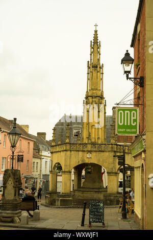 Shepton Mallet Town Center, Shepton Mallet,Somerset, Inghilterra, Regno Unito. Foto Stock