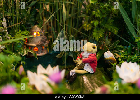 Il sig. Jeremy fisher a Beatrix Potter, Regno Unito Foto Stock