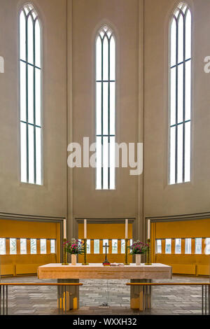 L'Alter Hallgrimskirkja Cattedrale Reykjavik Islanda Foto Stock