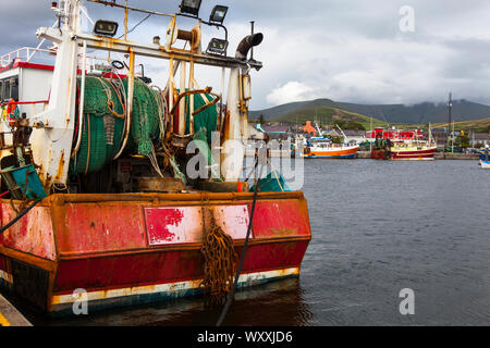 Stern trawler in Dingle, Kerry, Irlanda Foto Stock