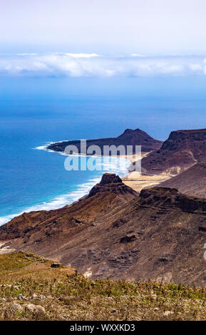 Praia Grande, Isola São di Vicente, Capo Verde, Cabo Verde, Africa. Foto Stock