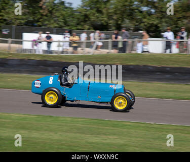 ERA TIPO B A R5B 'Remo' auto racing di 1936 al 2019 Goodwood Foto Stock