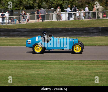 ERA TIPO B A R5B 'Remo' auto racing di 1936 al 2019 Goodwood Foto Stock