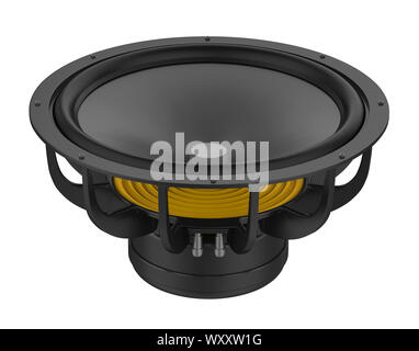 Audio altoparlanti audio isolato Foto Stock