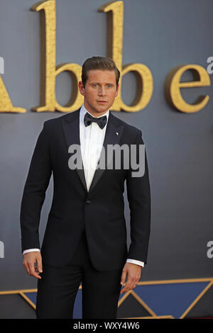 Allen Leech Cavendish Abbey Film mondo Premier Foto Stock