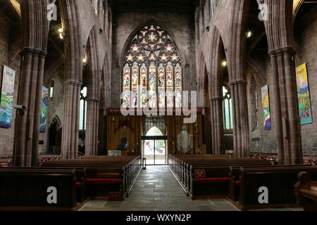 Chiesa di Santa Maria, Nantwich, Cheshire, interno Foto Stock