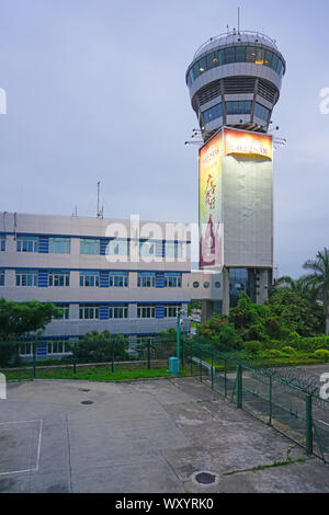 XIAMEN, Cina -16 Giu 2019- Vista di Xiamen Gaoqi International Airport (XMN) in Xiamen (Amoy), provincia del Fujian, Cina. Si tratta di un mozzo per aria di Xiamen Foto Stock